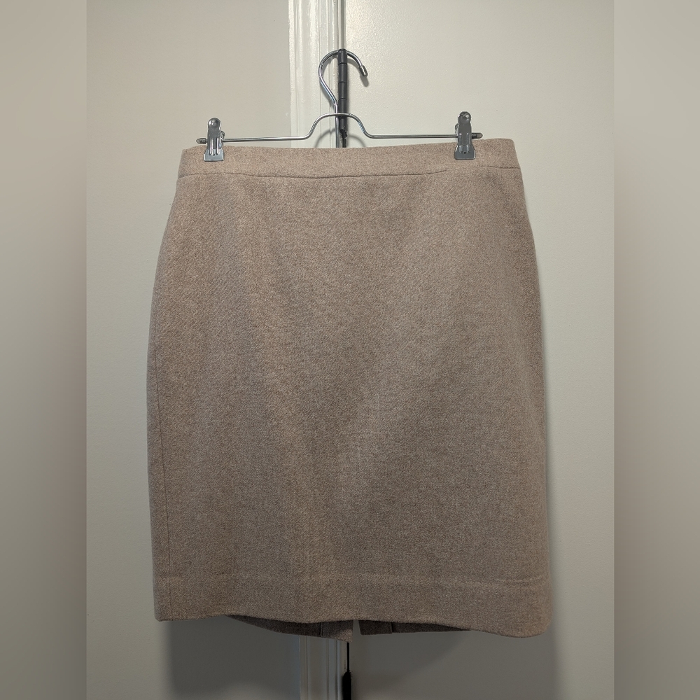 J. Crew Factory Beige Pencil Skirt